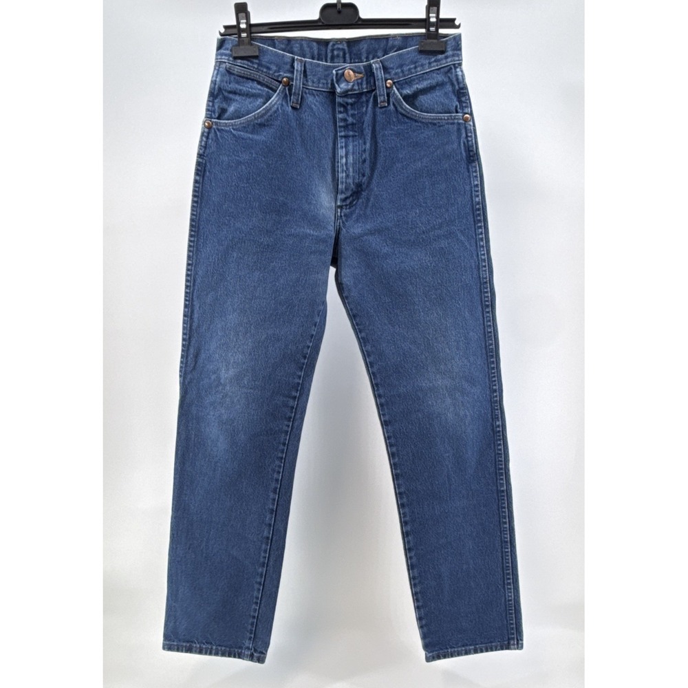 Wrangler Cowboy Cut 13MWZPW Men's Straight Blue Denim Jeans 29x32 Med Wash